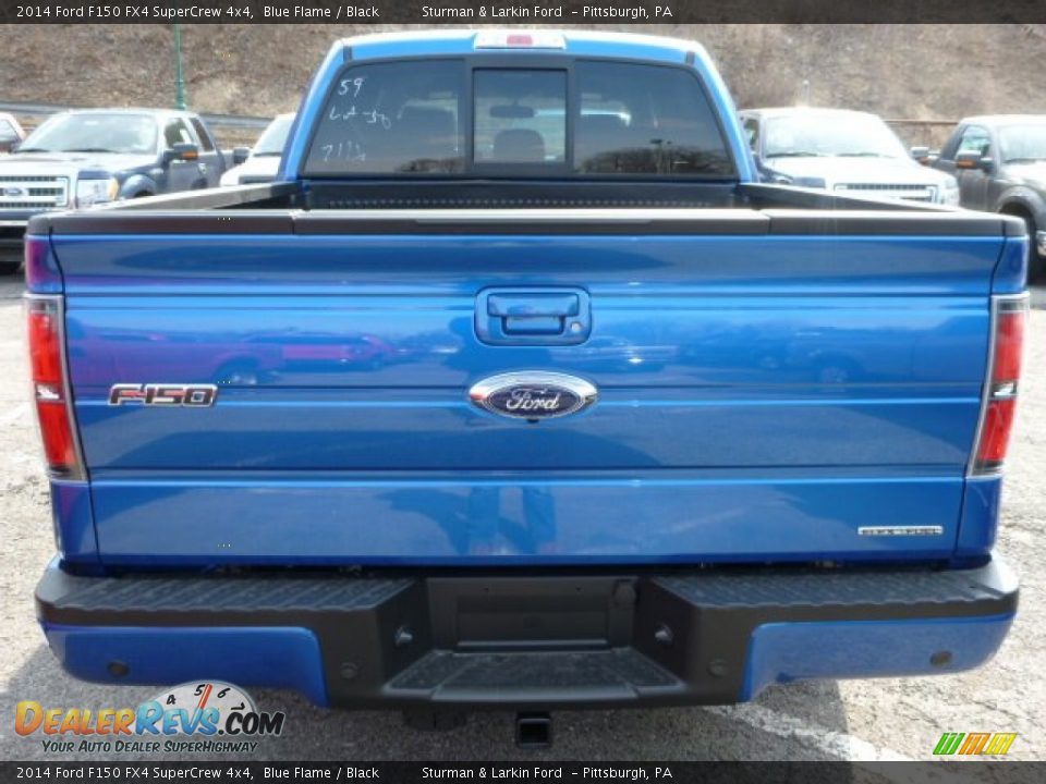 2014 Ford F150 FX4 SuperCrew 4x4 Blue Flame / Black Photo #3