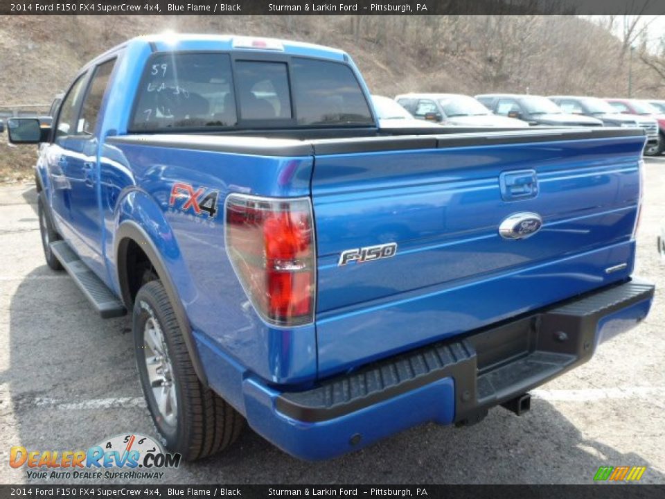 2014 Ford F150 FX4 SuperCrew 4x4 Blue Flame / Black Photo #4