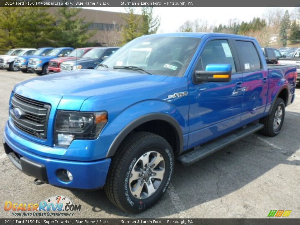 2014 Ford F150 FX4 SuperCrew 4x4 Blue Flame / Black Photo #5