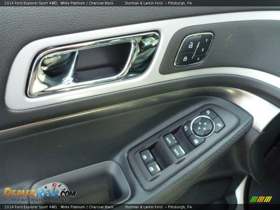 2014 Ford Explorer Sport 4WD White Platinum / Charcoal Black Photo #11
