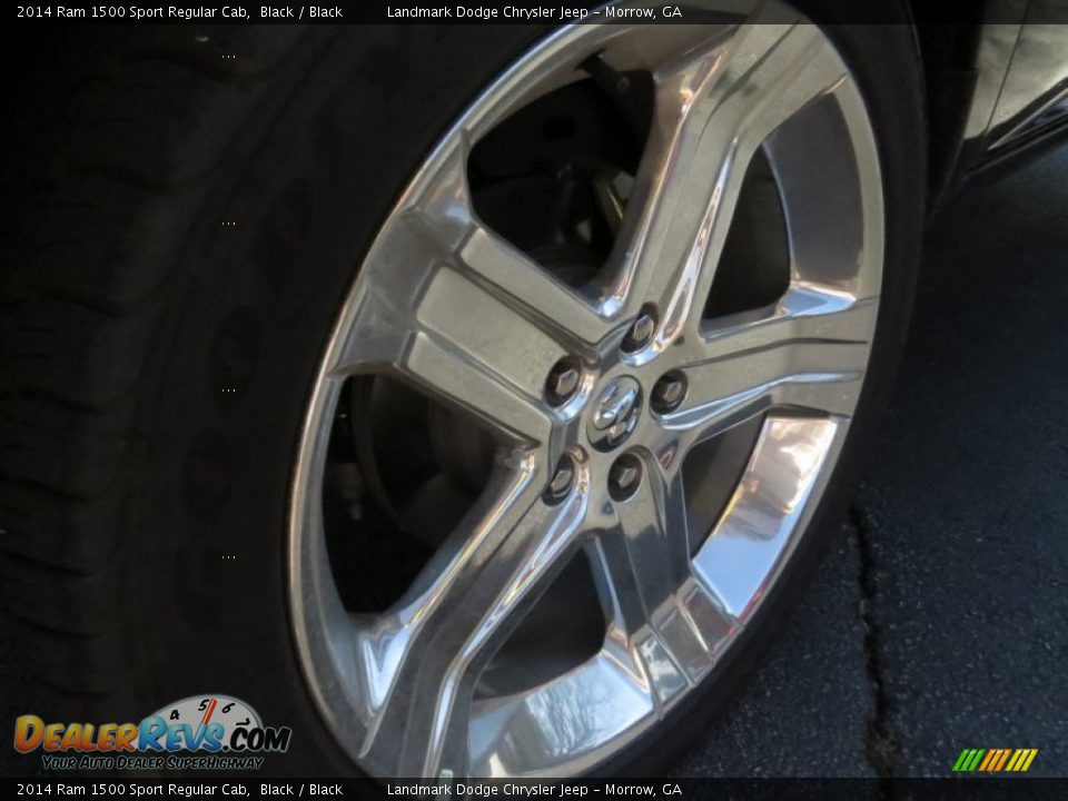 2014 Ram 1500 Sport Regular Cab Black / Black Photo #6