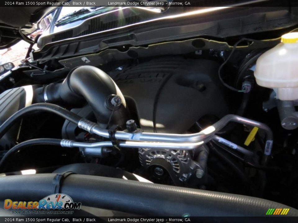 2014 Ram 1500 Sport Regular Cab Black / Black Photo #9