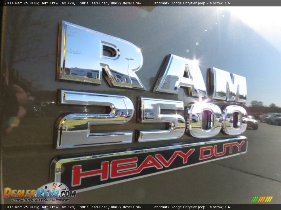 2014 Ram 2500 Big Horn Crew Cab 4x4 Prairie Pearl Coat / Black/Diesel Gray Photo #6