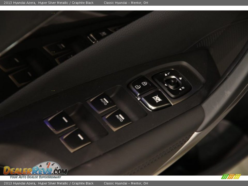 2013 Hyundai Azera Hyper Silver Metallic / Graphite Black Photo #6