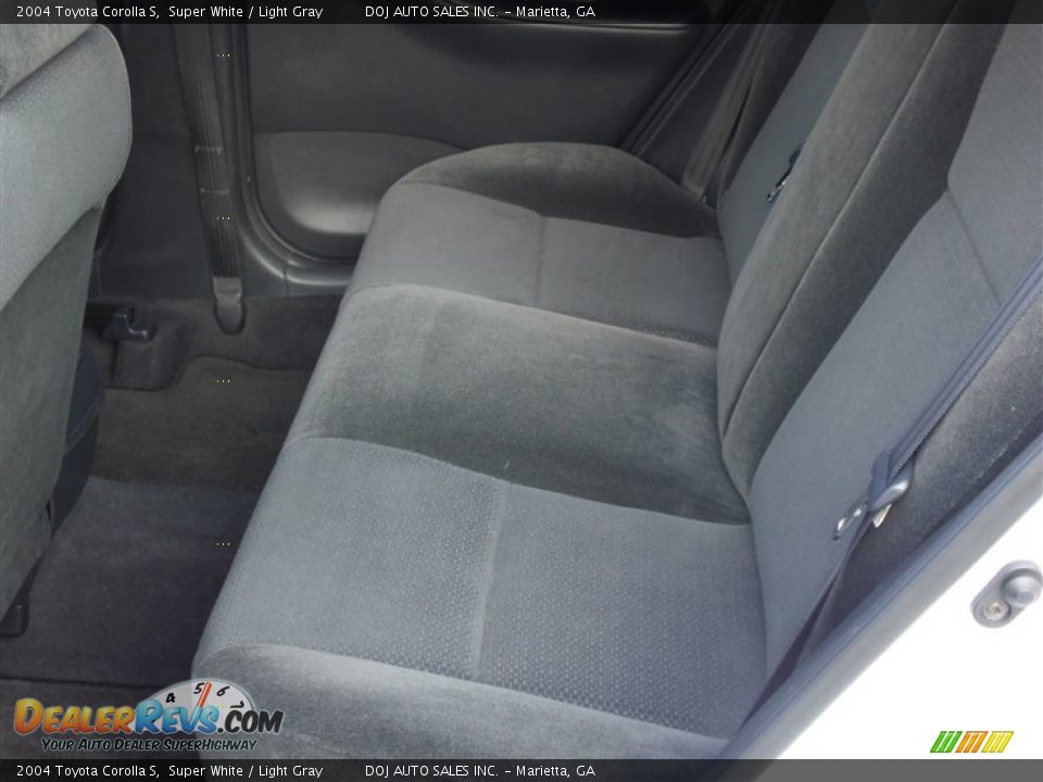 2004 Toyota Corolla S Super White / Light Gray Photo #5