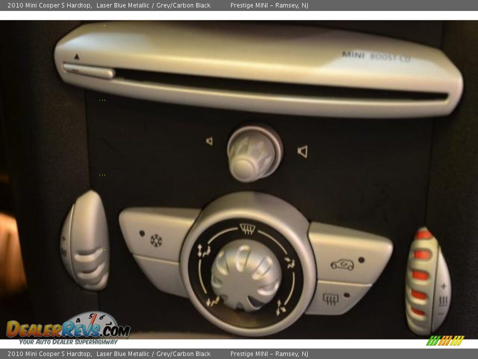 2010 Mini Cooper S Hardtop Laser Blue Metallic / Grey/Carbon Black Photo #10