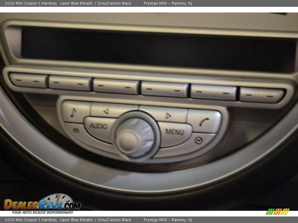 2010 Mini Cooper S Hardtop Laser Blue Metallic / Grey/Carbon Black Photo #11