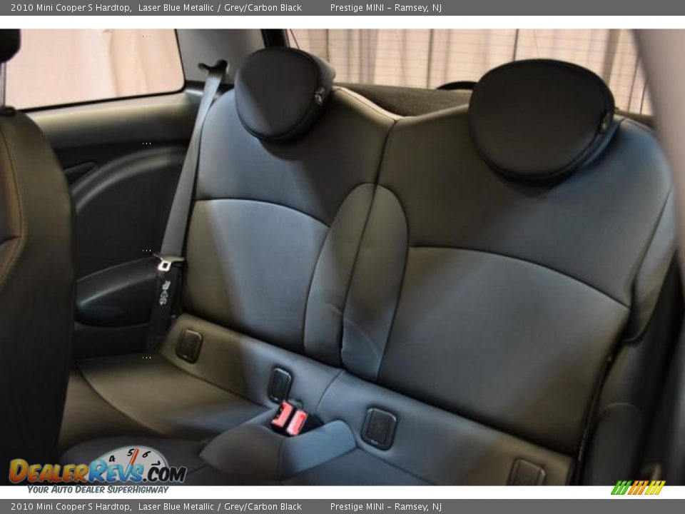 2010 Mini Cooper S Hardtop Laser Blue Metallic / Grey/Carbon Black Photo #23