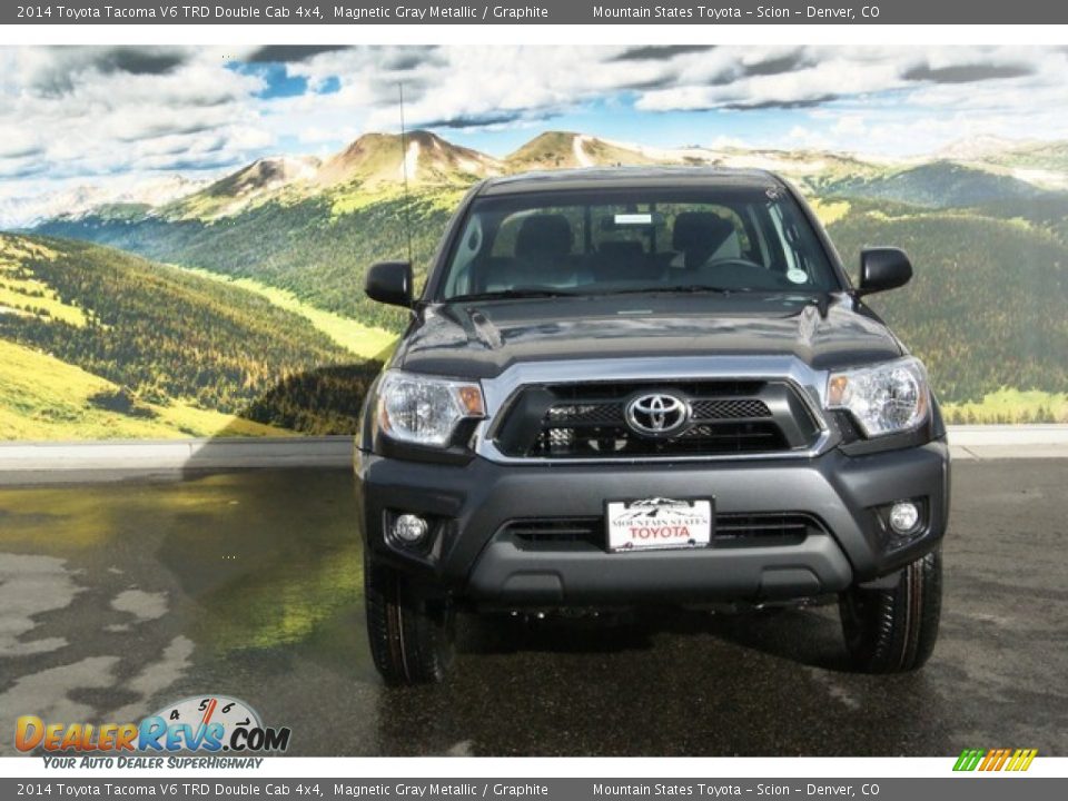 2014 Toyota Tacoma V6 TRD Double Cab 4x4 Magnetic Gray Metallic / Graphite Photo #2