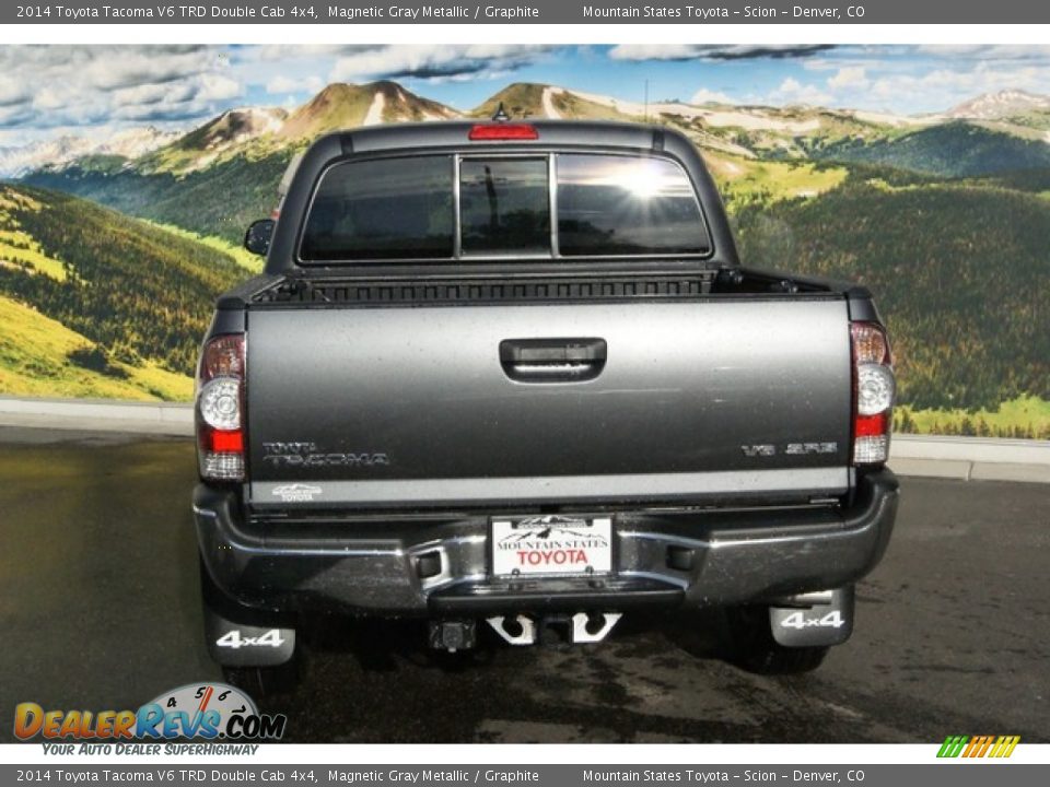 2014 Toyota Tacoma V6 TRD Double Cab 4x4 Magnetic Gray Metallic / Graphite Photo #4