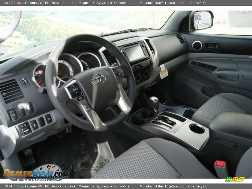 2014 Toyota Tacoma V6 TRD Double Cab 4x4 Magnetic Gray Metallic / Graphite Photo #5