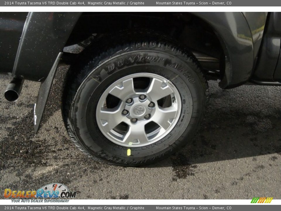 2014 Toyota Tacoma V6 TRD Double Cab 4x4 Magnetic Gray Metallic / Graphite Photo #9