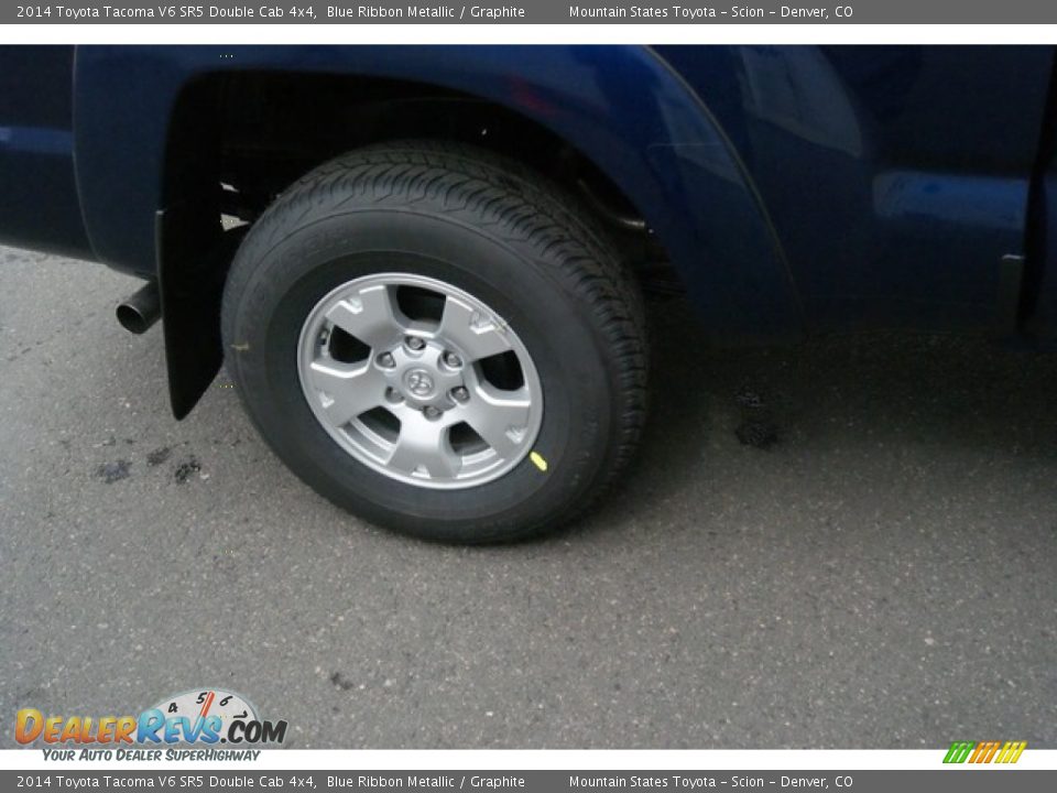 2014 Toyota Tacoma V6 SR5 Double Cab 4x4 Blue Ribbon Metallic / Graphite Photo #9