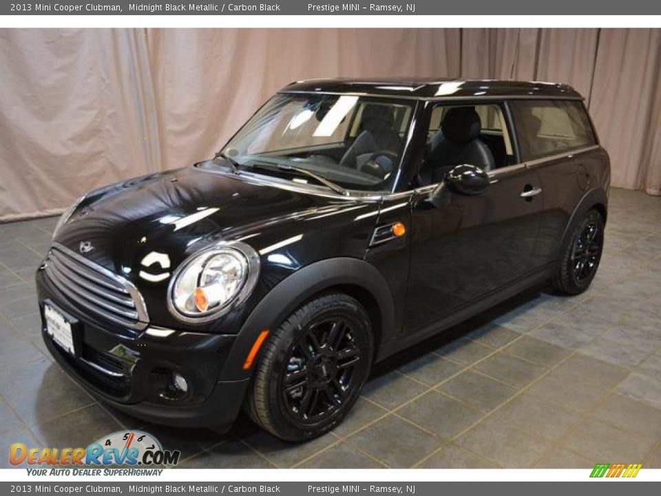 2013 Mini Cooper Clubman Midnight Black Metallic / Carbon Black Photo #1