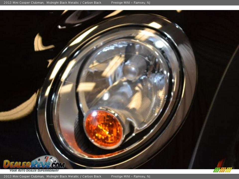 2013 Mini Cooper Clubman Midnight Black Metallic / Carbon Black Photo #2