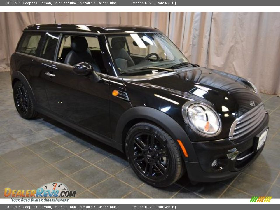 2013 Mini Cooper Clubman Midnight Black Metallic / Carbon Black Photo #4