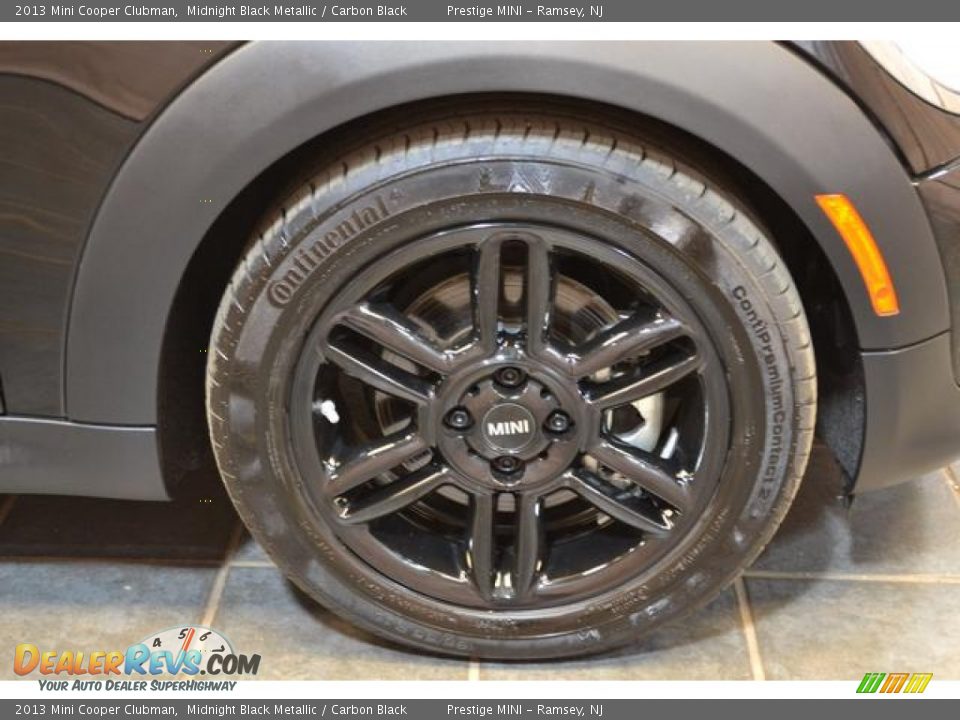 2013 Mini Cooper Clubman Midnight Black Metallic / Carbon Black Photo #5
