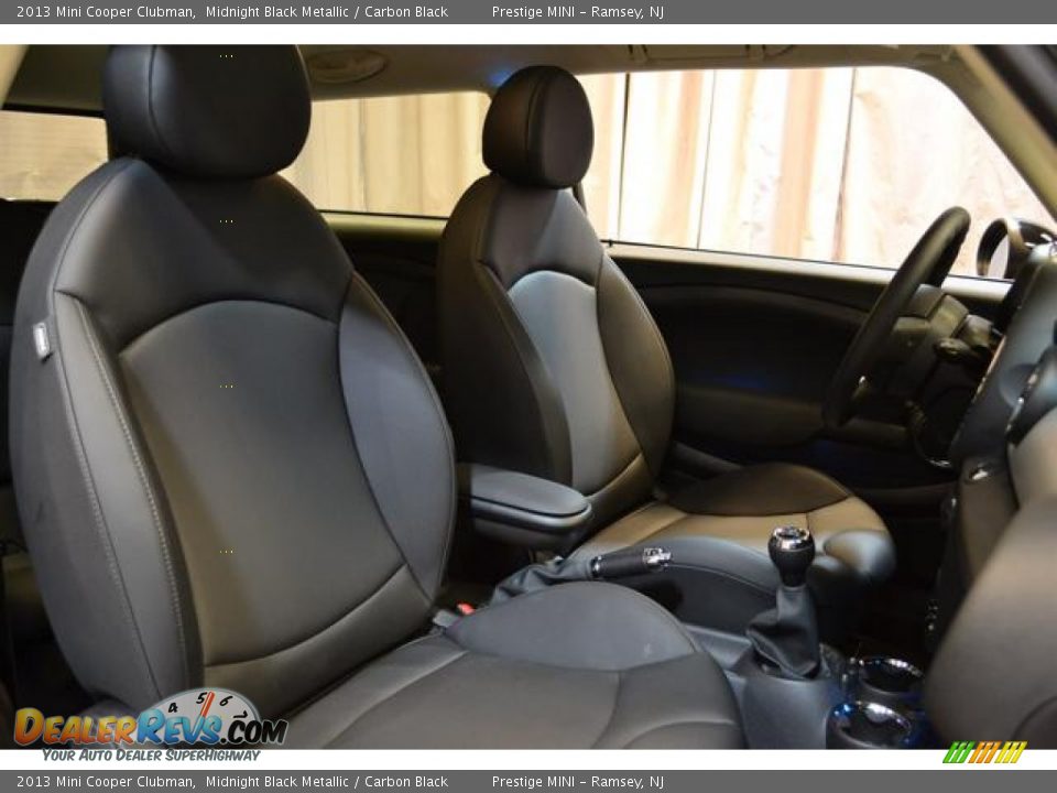 2013 Mini Cooper Clubman Midnight Black Metallic / Carbon Black Photo #6