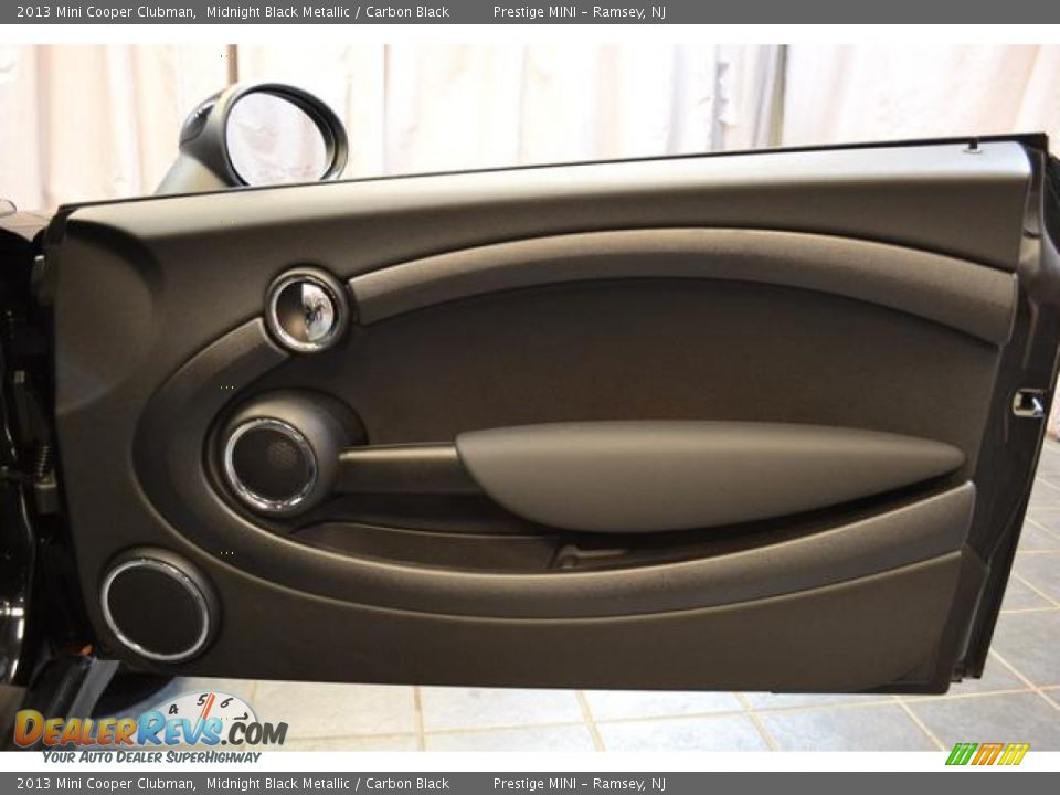 2013 Mini Cooper Clubman Midnight Black Metallic / Carbon Black Photo #7
