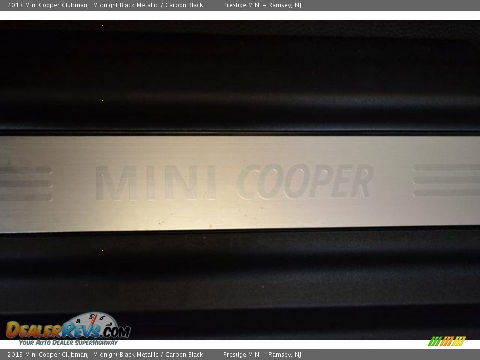 2013 Mini Cooper Clubman Midnight Black Metallic / Carbon Black Photo #8