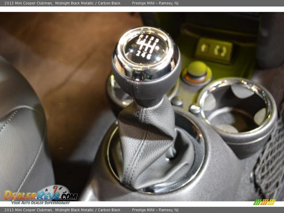 2013 Mini Cooper Clubman Midnight Black Metallic / Carbon Black Photo #9
