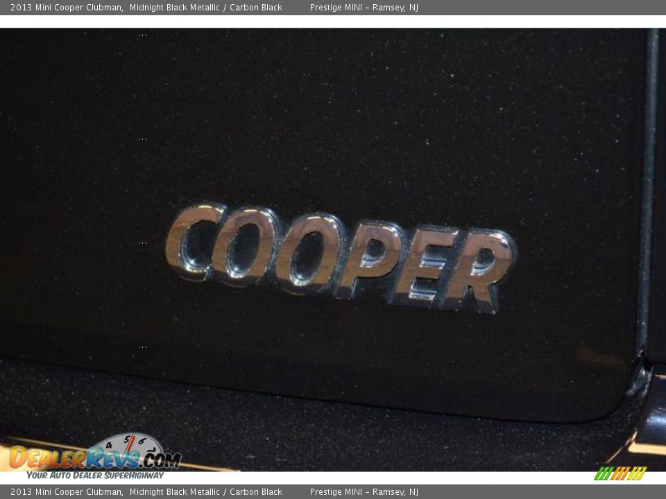 2013 Mini Cooper Clubman Midnight Black Metallic / Carbon Black Photo #19