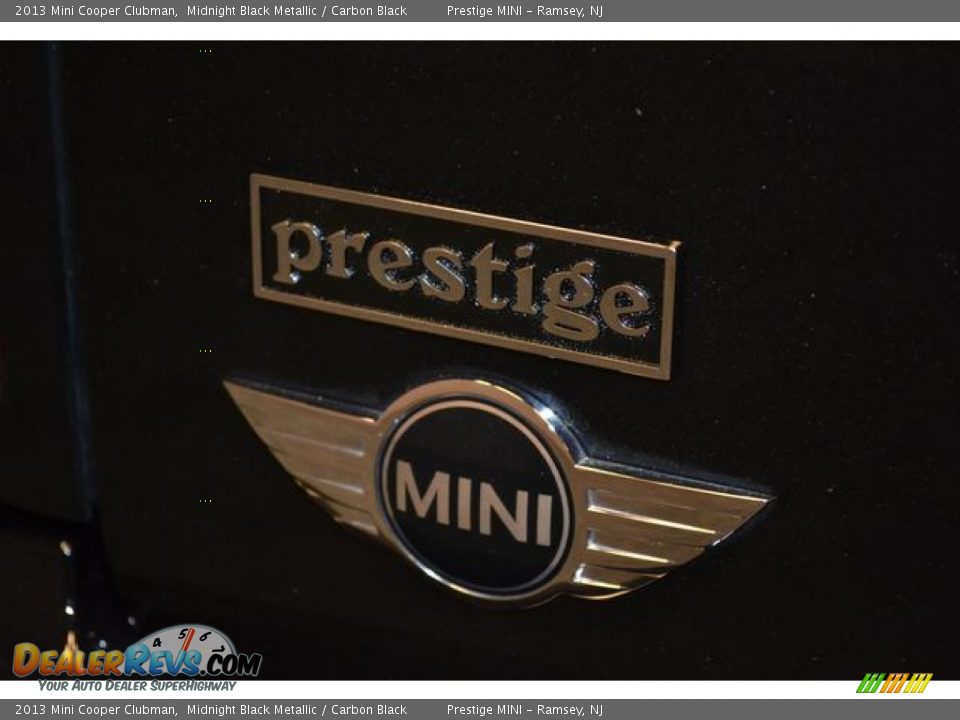 2013 Mini Cooper Clubman Midnight Black Metallic / Carbon Black Photo #20