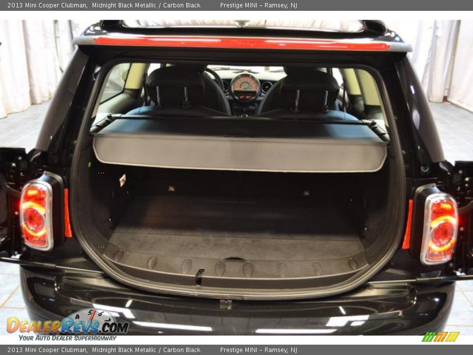 2013 Mini Cooper Clubman Midnight Black Metallic / Carbon Black Photo #21