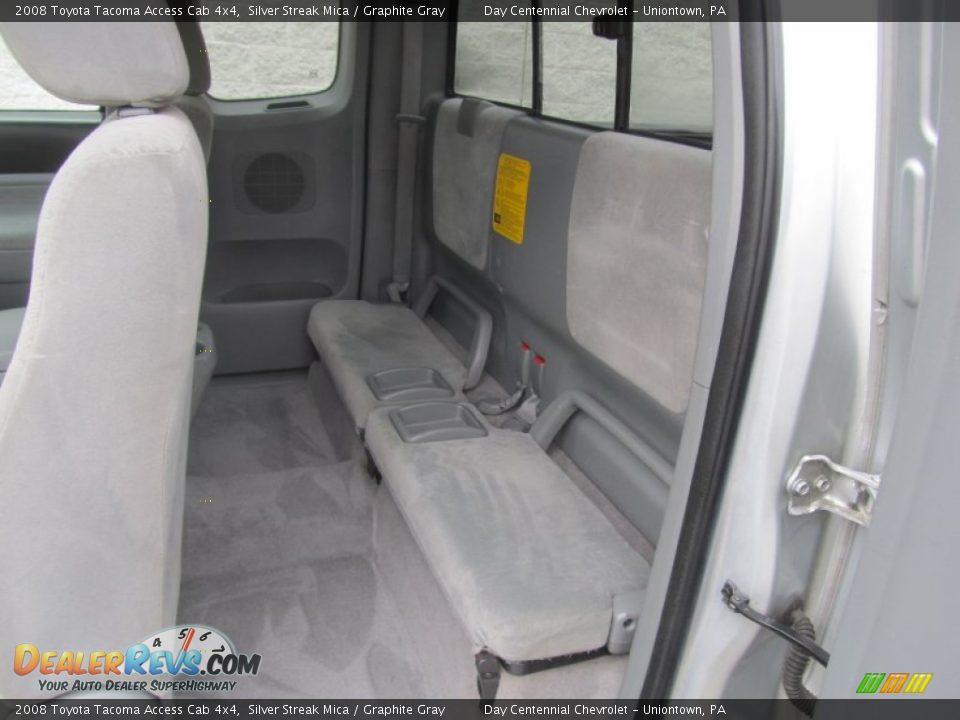 2008 Toyota Tacoma Access Cab 4x4 Silver Streak Mica / Graphite Gray Photo #14
