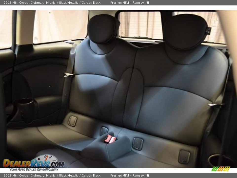 2013 Mini Cooper Clubman Midnight Black Metallic / Carbon Black Photo #24
