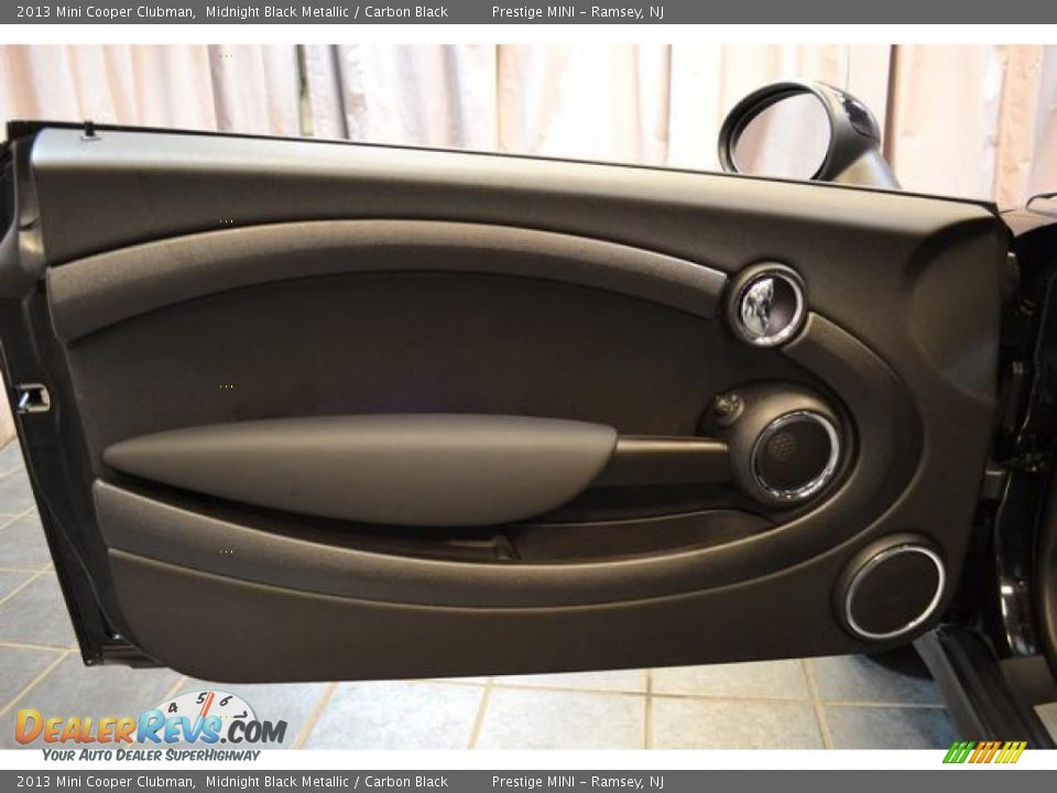 2013 Mini Cooper Clubman Midnight Black Metallic / Carbon Black Photo #26