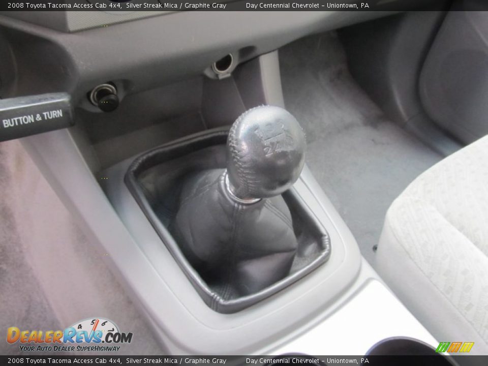2008 Toyota Tacoma Access Cab 4x4 Silver Streak Mica / Graphite Gray Photo #16
