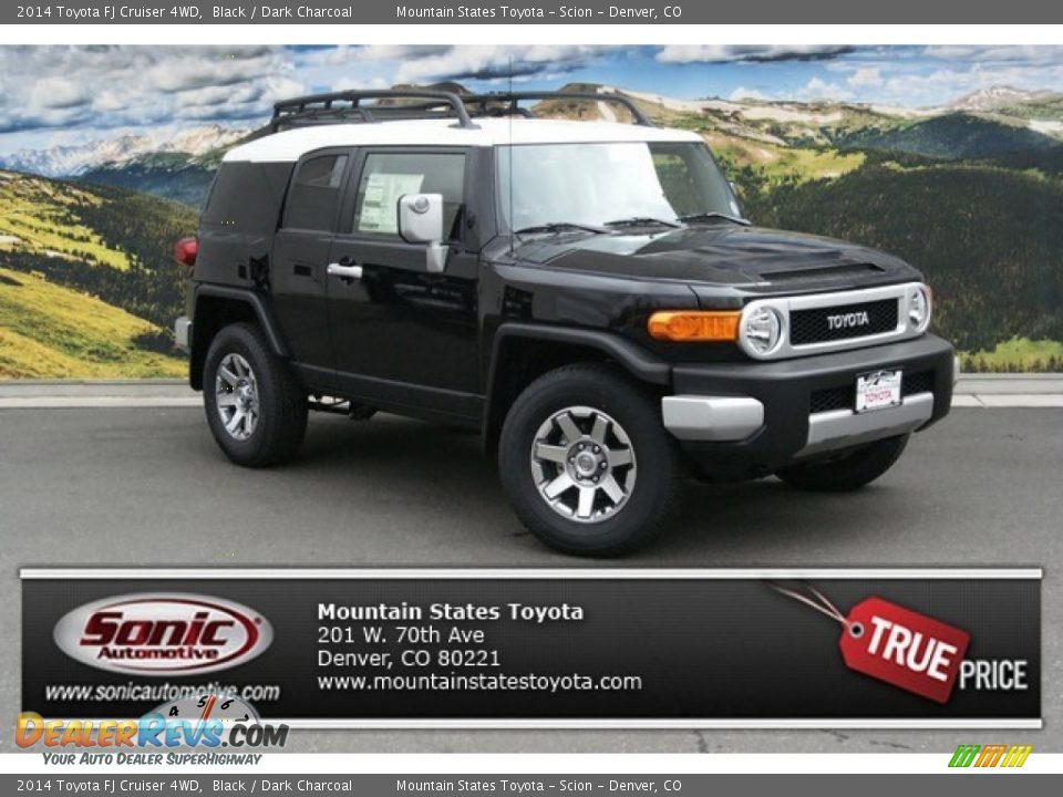 2014 Toyota FJ Cruiser 4WD Black / Dark Charcoal Photo #1