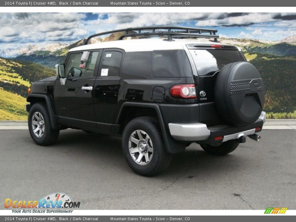 2014 Toyota FJ Cruiser 4WD Black / Dark Charcoal Photo #3