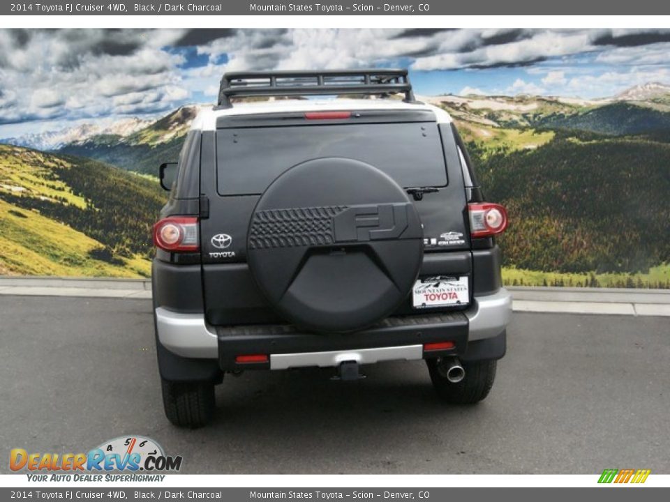 2014 Toyota FJ Cruiser 4WD Black / Dark Charcoal Photo #4