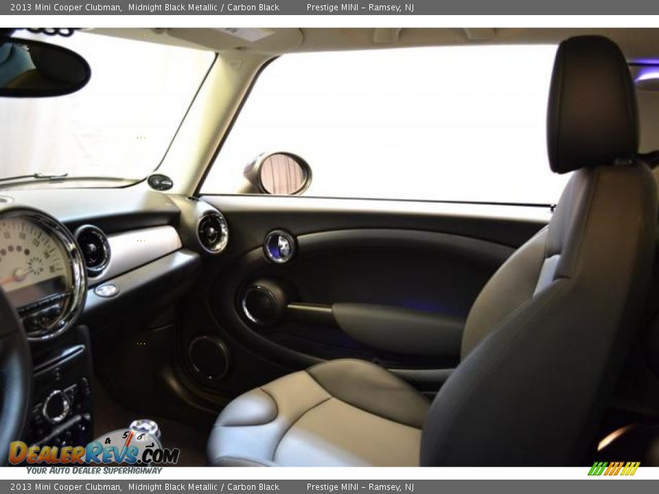 2013 Mini Cooper Clubman Midnight Black Metallic / Carbon Black Photo #33