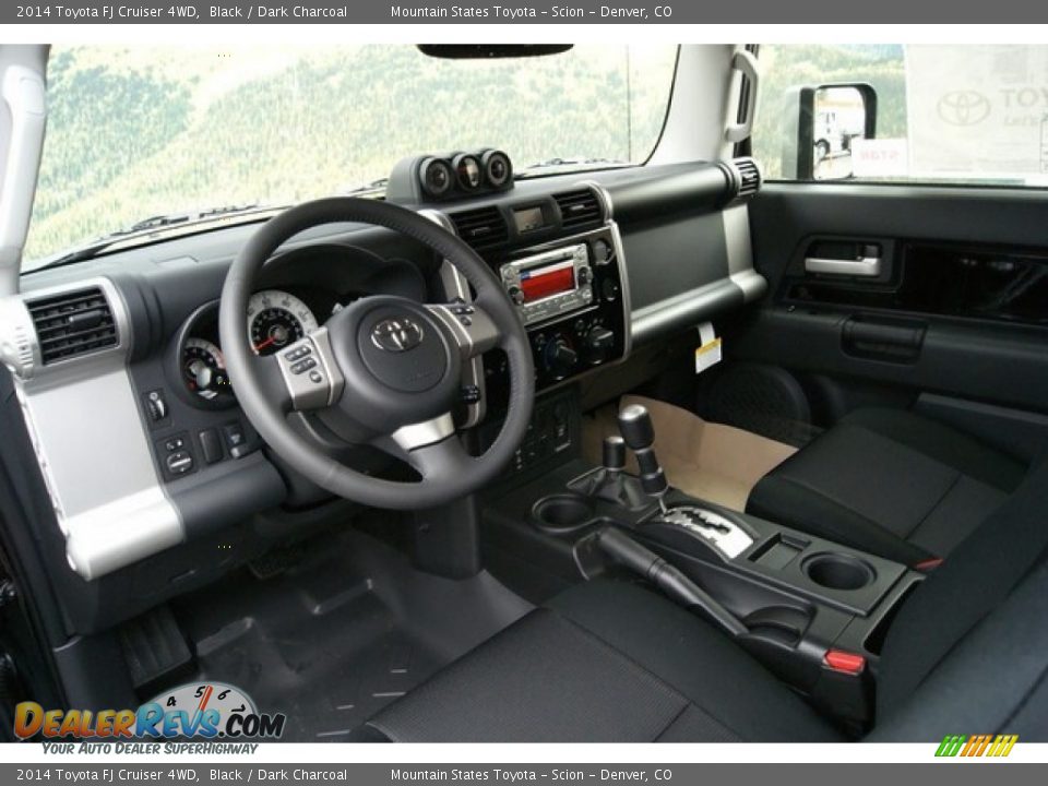 2014 Toyota FJ Cruiser 4WD Black / Dark Charcoal Photo #5