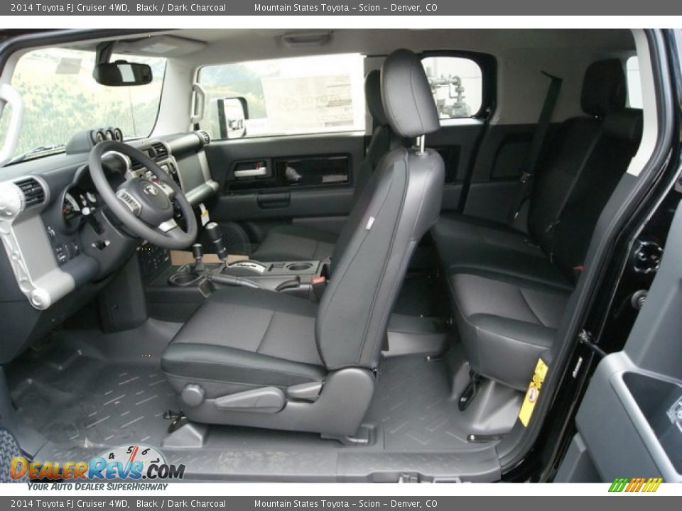 2014 Toyota FJ Cruiser 4WD Black / Dark Charcoal Photo #8