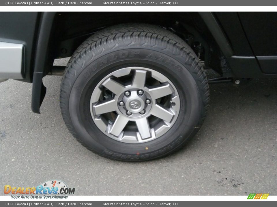 2014 Toyota FJ Cruiser 4WD Black / Dark Charcoal Photo #10