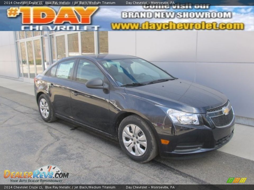 2014 Chevrolet Cruze LS Blue Ray Metallic / Jet Black/Medium Titanium Photo #1
