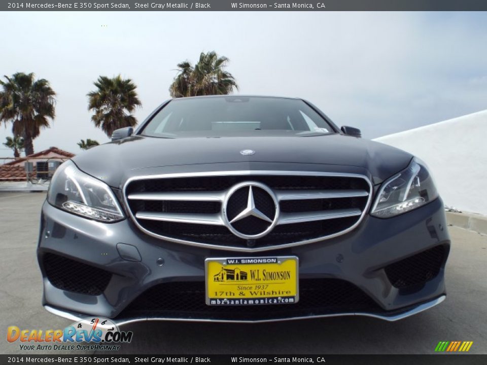 2014 Mercedes-Benz E 350 Sport Sedan Steel Gray Metallic / Black Photo #2