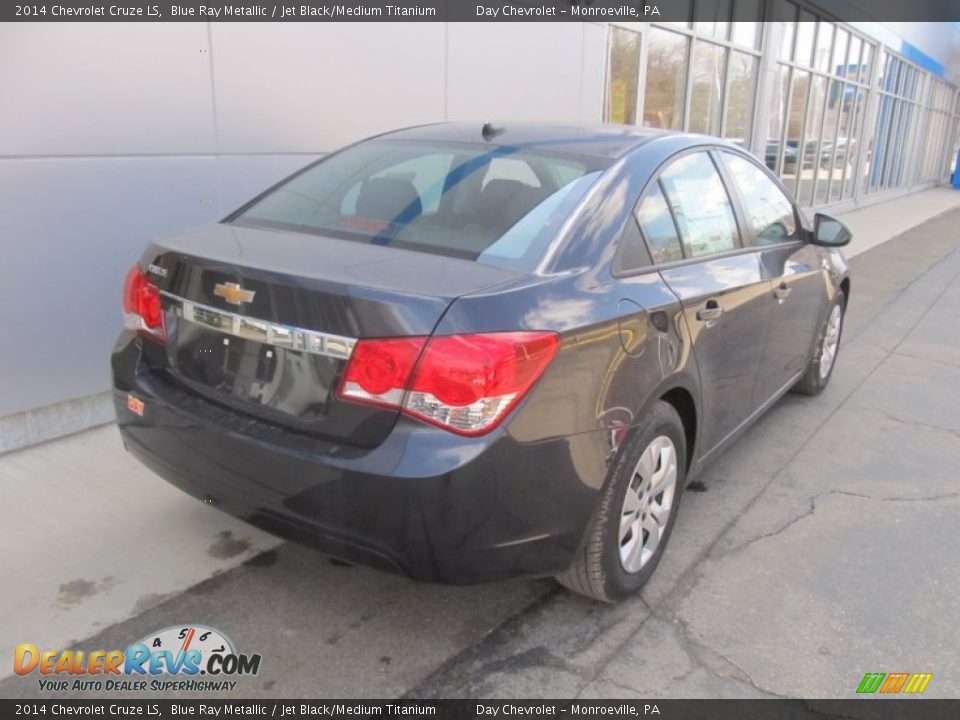 2014 Chevrolet Cruze LS Blue Ray Metallic / Jet Black/Medium Titanium Photo #4