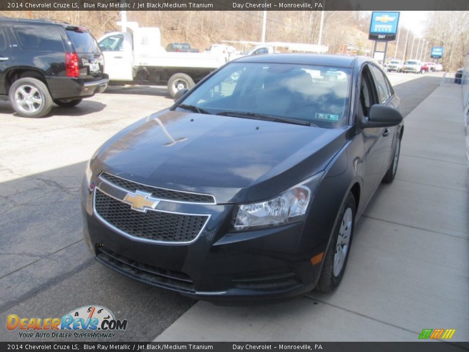 2014 Chevrolet Cruze LS Blue Ray Metallic / Jet Black/Medium Titanium Photo #7