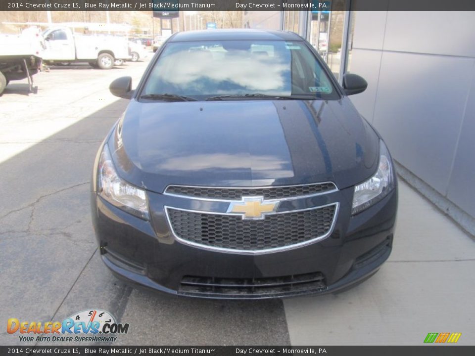 2014 Chevrolet Cruze LS Blue Ray Metallic / Jet Black/Medium Titanium Photo #8