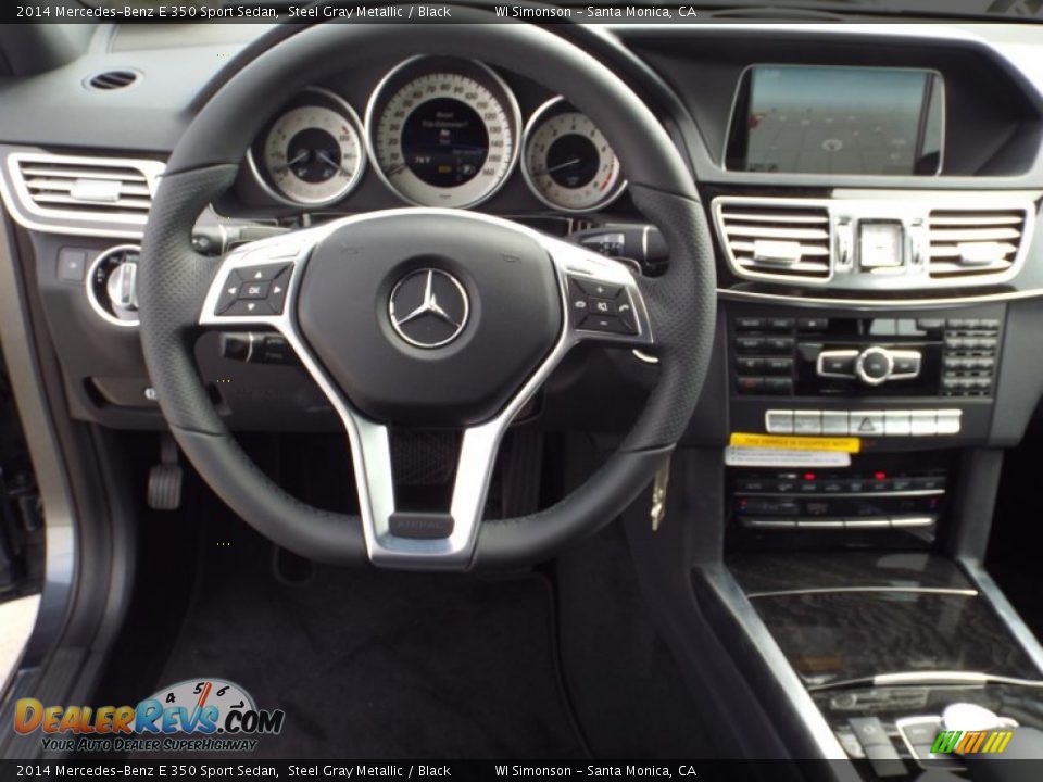 2014 Mercedes-Benz E 350 Sport Sedan Steel Gray Metallic / Black Photo #9