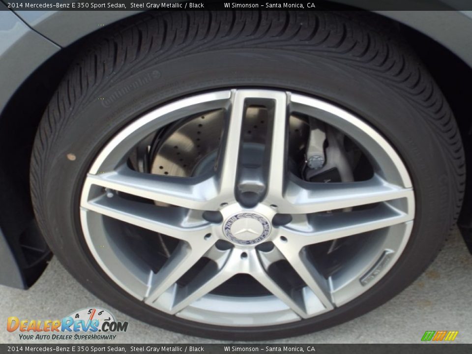2014 Mercedes-Benz E 350 Sport Sedan Steel Gray Metallic / Black Photo #10