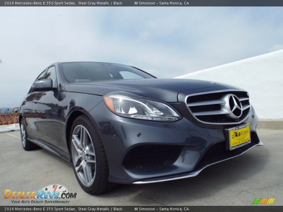 2014 Mercedes-Benz E 350 Sport Sedan Steel Gray Metallic / Black Photo #11