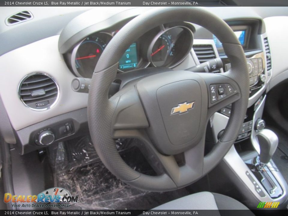 2014 Chevrolet Cruze LS Blue Ray Metallic / Jet Black/Medium Titanium Photo #13