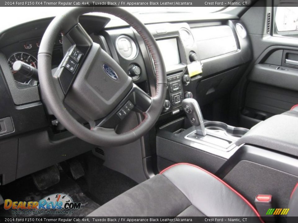 FX Appearance Black Leather/Alcantara Interior - 2014 Ford F150 FX4 Tremor Regular Cab 4x4 Photo #3