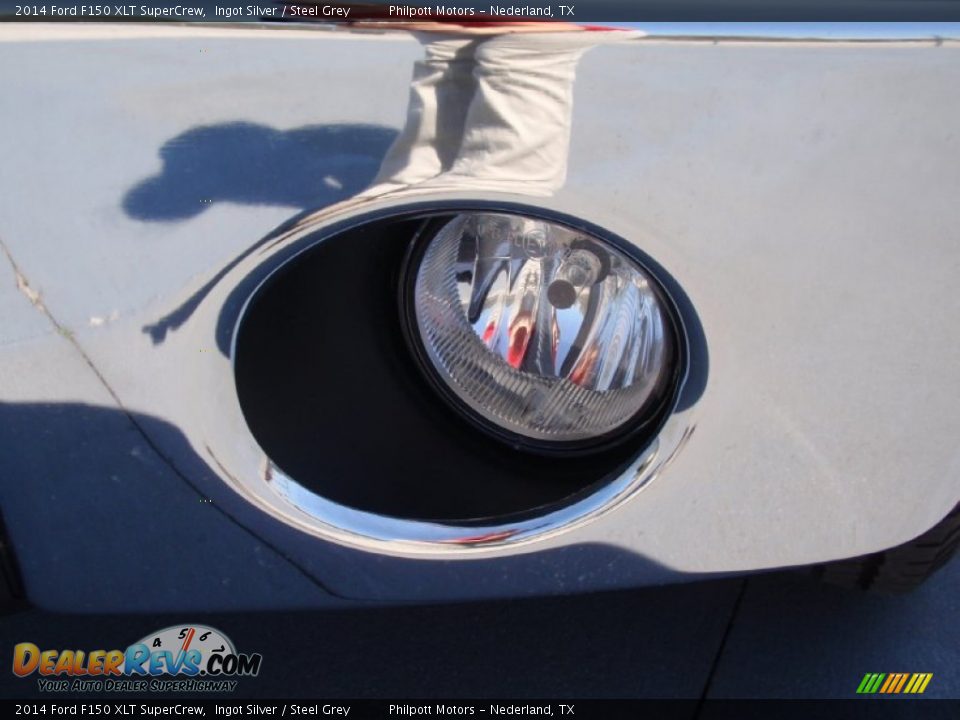2014 Ford F150 XLT SuperCrew Ingot Silver / Steel Grey Photo #10
